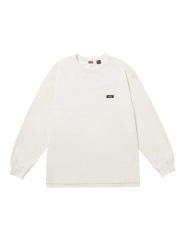 【NANGA /ナンガ]】ECO HYBRID BOX EMBROIDERY L/STEE/ ボックスロゴ刺繍ロングTシャツ/ロゴ/長袖/ユニセックス【WEB限定】