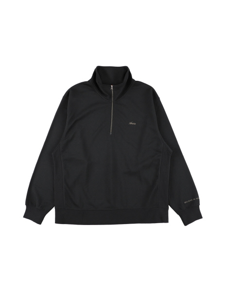 【NANGA/ナンガ】DRY MIX TERRY HALF ZIP SWEAT/ハーフジップ/ロゴ/ユニセックス【WEB限定】【予約】