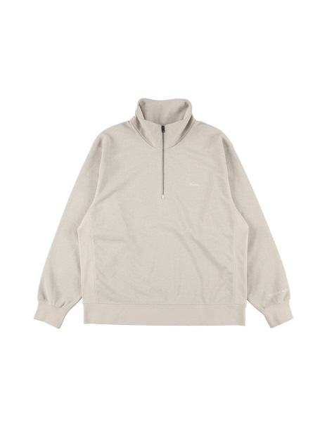 【NANGA/ナンガ】DRY MIX TERRY HALF ZIP SWEAT/ハーフジップ/ロゴ/ユニセックス【WEB限定】【予約】