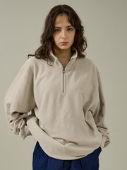 NANGA/ナンガ】DRY MIX TERRY HALF ZIP SWEAT/ハーフジップ/ロゴ/ユニ