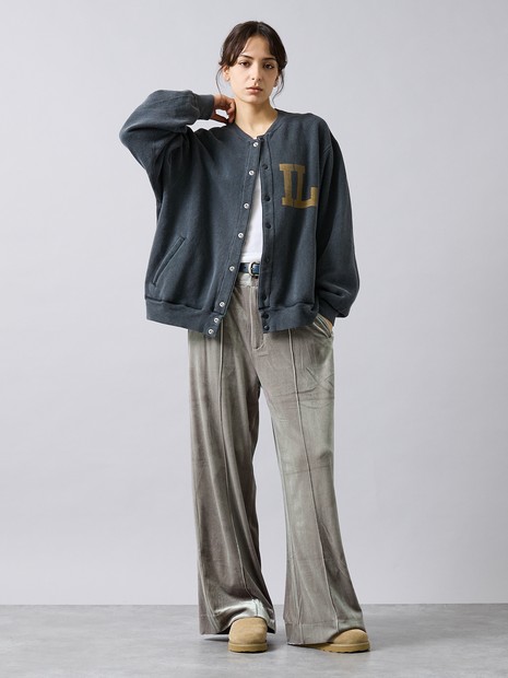 別注【REMI RELIEF / レミレリーフ】ノンストレス起毛裏毛 スタジアムジャンパー / スウェット スタジャン / SP加工