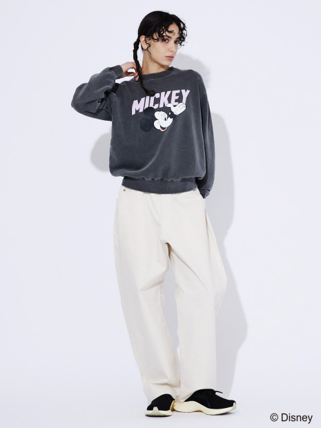 【GOOD ROCK SPEED/グッドロックスピード】MICKEY MOUSE /ミッキーマウス/DESIGN SWEAT/FDS204W/ユニセックス【予約】