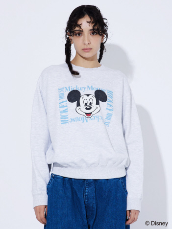 ABAHOUSE - 【GOOD ROCK SPEED/グッドロックスピード】MICKEY MOUSE /ミッキーマウス/DESIGN SWEAT/FDS204W/ユニセックス【予約】