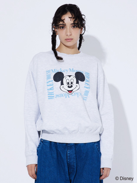 【GOOD ROCK SPEED/グッドロックスピード】MICKEY MOUSE /ミッキーマウス/DESIGN SWEAT/FDS204W/ユニセックス【予約】