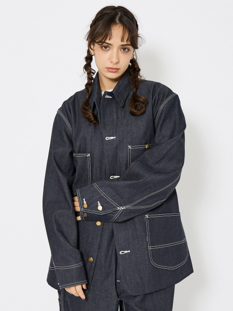 【Lee/リー】 ロコジャケット/LOCO DENIM JACKET/ リジッドデニム/ カバーオール/セットアップ【予約】