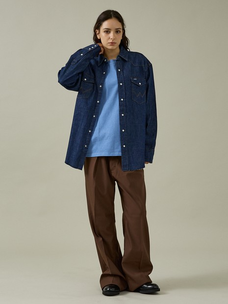 【Wrangler/ラングラー】ウエスタンデニムシャツ / Western Denim Shirt