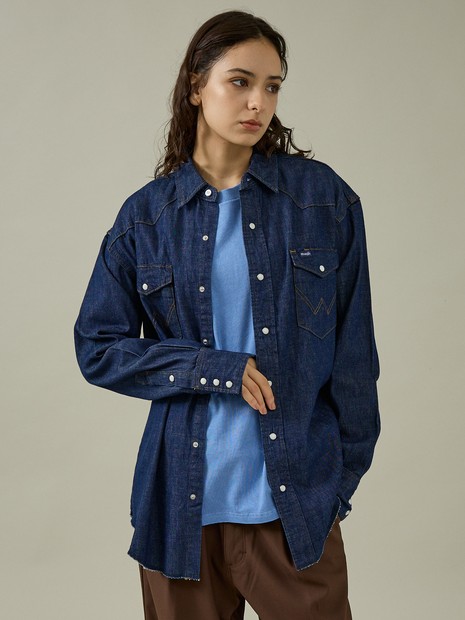 Wrangler/ラングラー】ウエスタンデニムシャツ / Western Denim Shirt