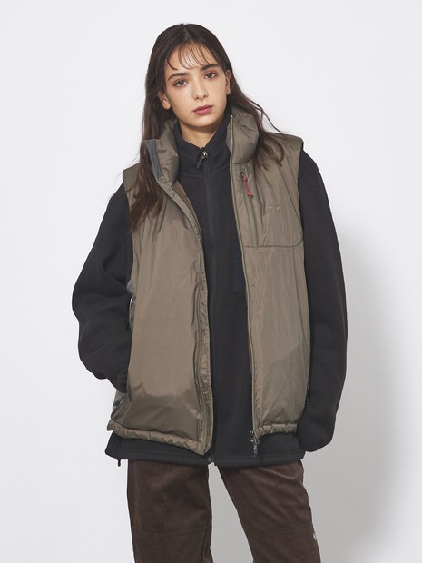 NANGA/ナンガ】 AURORA TEX STAND COLLAR DOWN VEST /オーロラテックス