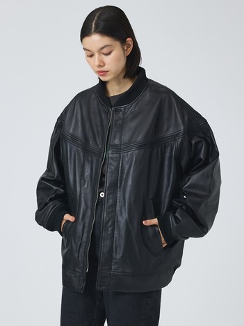 SELECT BY ABAHOUSE (MEN'S) - 【TOWNCRAFT/タウンクラフト】Leather Derby Jacket / レザー ダービー ジャケット/ユニセックス【予約】