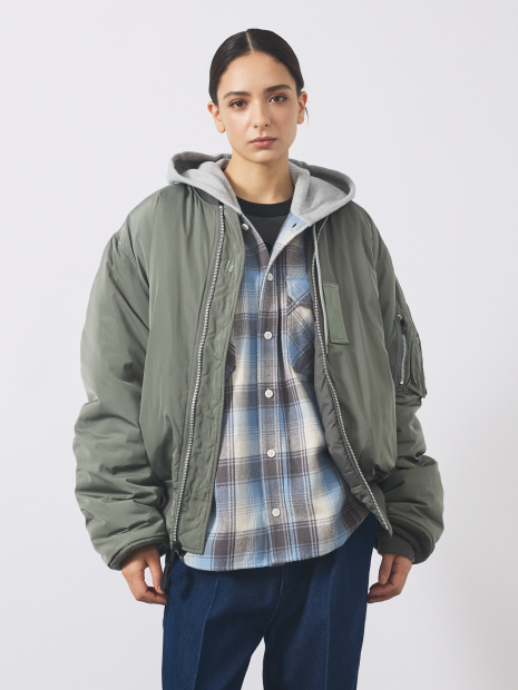 【Valley Apparel / バレーアパレル】LIGHT MA-1 フライトジャケット / 軽量ミリタリーブルゾン【予約】