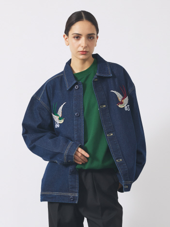 【YOIDORE / ヨイドレ】Tibetan Denim Jacket / チベタン デニムジャケット/ユニセックス【予約】