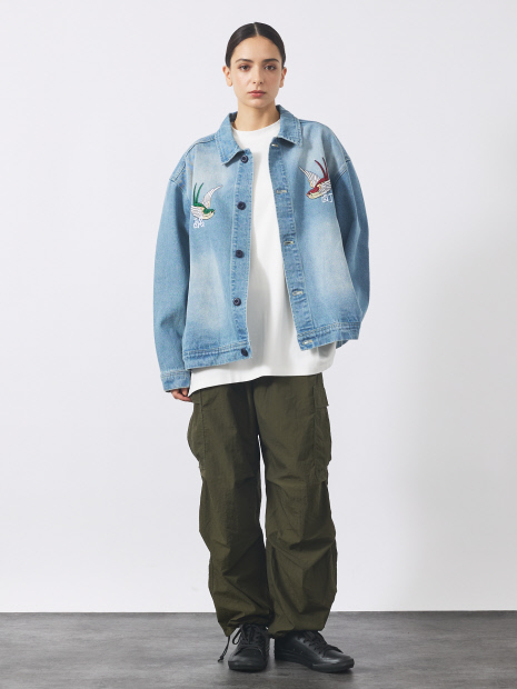 【YOIDORE / ヨイドレ】Tibetan Denim Jacket / チベタン デニムジャケット/ユニセックス【予約】