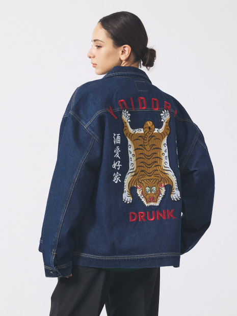 【YOIDORE / ヨイドレ】Tibetan Denim Jacket / チベタン デニムジャケット/ユニセックス【予約】