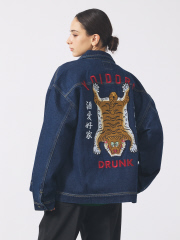 【YOIDORE / ヨイドレ】Tibetan Denim Jacket / チベタン デニムジャケット/ユニセックス