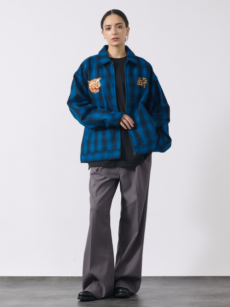 【YOIDORE / ヨイドレ】Souvenir Wool Jacket / スーベニアウールジャケット/ベトジャン/バッファローチェック/ユニセックス【予約】