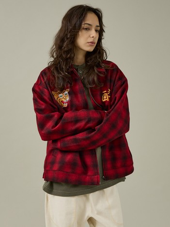 【YOIDORE / ヨイドレ】Souvenir Wool Jacket / スーベニアウールジャケット/ベトジャン/バッファローチェック/ユニセックス