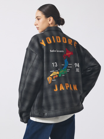 ABAHOUSE - 【YOIDORE / ヨイドレ】Souvenir Wool Jacket / スーベニアウールジャケット/ベトジャン/バッファローチェック/ユニセックス【予約】