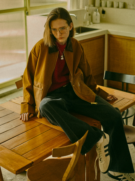 【Carhartt/カーハート】 Upcycled Work Jacket / Unisex Design/リメイクオーバーサイズジャケット /再構築ワークジャケット【予約】