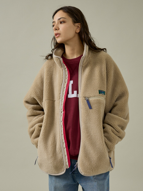 WEB限定【L.L.Bean/エルエルビーン】Boa Fleece Jacket / ボアフリース