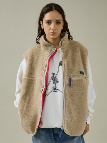 WEB限定【L.L.Bean/エルエルビーン】Boa Fleece Vest / ボアフリースベスト