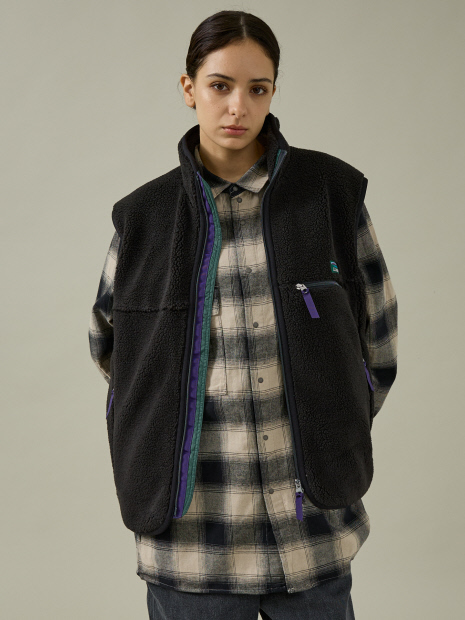 WEB限定【L.L.Bean/エルエルビーン】Boa Fleece Vest / ボアフリース