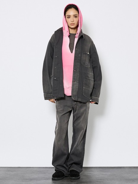 【Johnbull/ジョンブル】ガーメントダイ カバーオール / ユニセックス/セットアップ【予約】