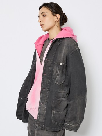 【Johnbull/ジョンブル】ガーメントダイ カバーオール / ユニセックス/セットアップ