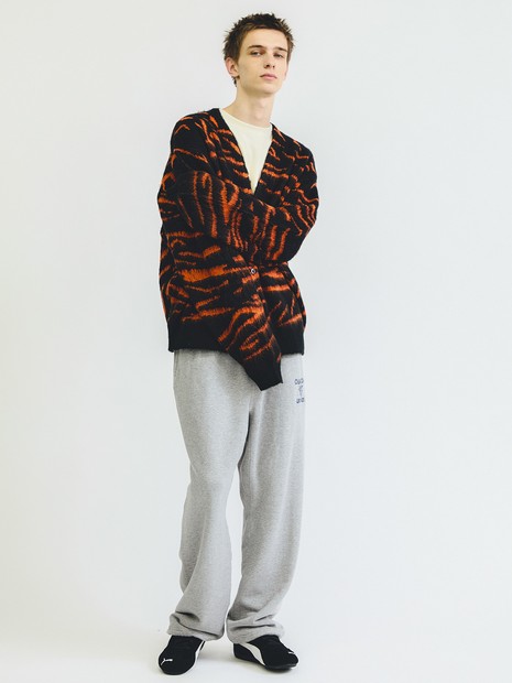 【PENNEYS/ぺニーズ】TIGER PATTERN SHAGGY CARDIGAN / タイガーパターン シャギーカーディガン / ユニセックス