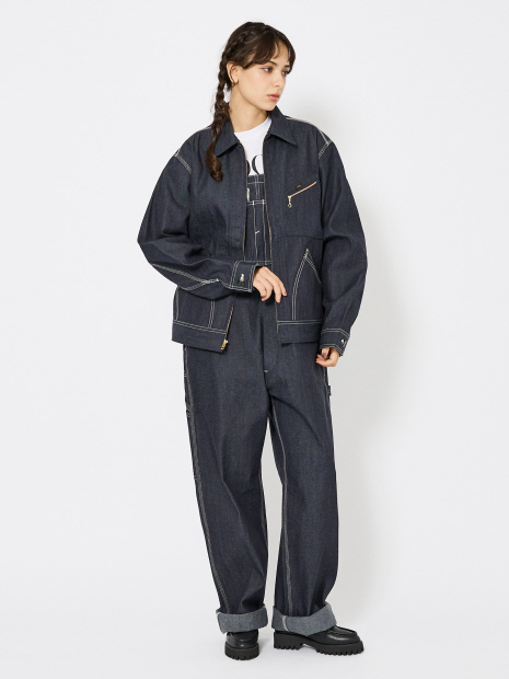 【Lee/リー】DUNGAREES オーバーオールパンツ /サロペットデニムパンツ/ リジッドデニム /セットアップ【予約】