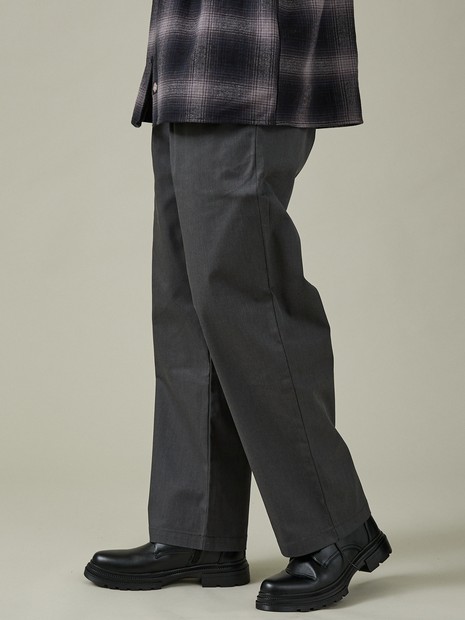 【DICKIES / ディッキーズ】TCツイル/デニム ワイドストレートパンツ（5422-9411）
