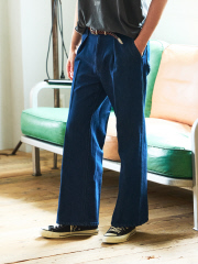 ABAHOUSE - 【Wrangler/ラングラー】WRANCHER WIDE DENIM/ランチャーフレアーワイドデニム/ユニセックス/W11190【予約】