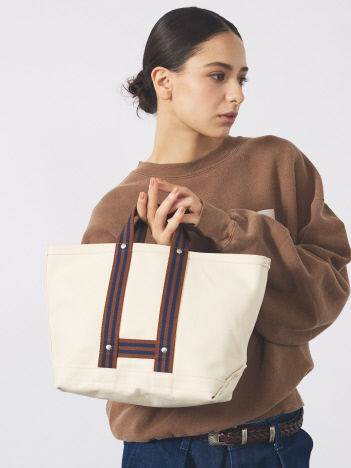 ABAHOUSE - 【MASTER&Co./マスターアンドコー】IVY TOTE BAG/ミディアム トートバッグ/スタッズ付き /ユニセックス【予約】