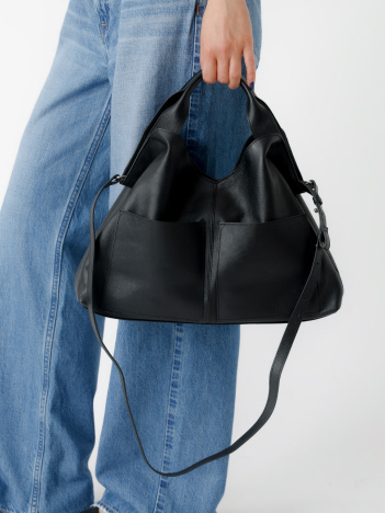 【YArKA/ヤーカ】real leather change shape 2way bag/ リアルレザー変形底2way バッグ / Y2502ARB68【予約】