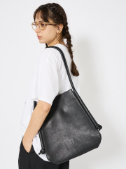 ABAHOUSE - 【YArKA / ヤーカ】real leather cord adjustment 2way tote bag/リアルレザーマルチトート/ Y2401FRB26【予約】