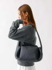 ABAHOUSE - 【YArKA/ヤーカ】real leather one shoulder tuck bag/リアルレザー/ワンショルダー/YArKA Y2406BLB52【予約】