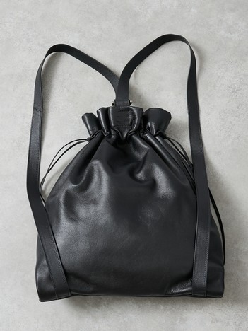 【YArKA/ヤーカ】drawstring shoulder & backpack  / 巾着2wayナップサック/Y2508ARB70