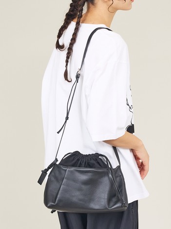 【ARUTEMIKA/アルテミカ】LEATHER TUCK & LINING DESIGN BAG /  レザータック＆ライニングデザインバッグ /ユニセックス/ARM-23