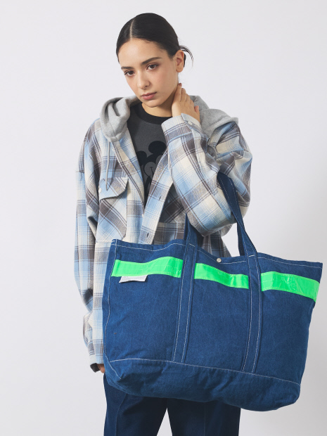 【WEEKENDER/ウィークエンダー】 SAFETY DENIM TOTE/デニム/トートバッグ旅行/デイリーユース【WEB限定】【予約】