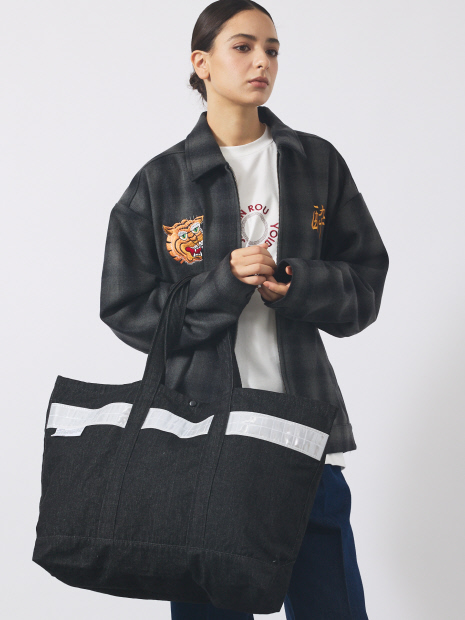 【WEEKENDER/ウィークエンダー】 SAFETY DENIM TOTE/デニム/トートバッグ旅行/デイリーユース【WEB限定】【予約】
