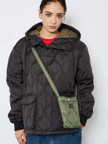 【TAION/ﾀｲｵﾝ】ミリタリー クロスボディ ダウンバッグS/ショルダーバッグ/ダウン/ユニセックス【WEB限定】【予約】