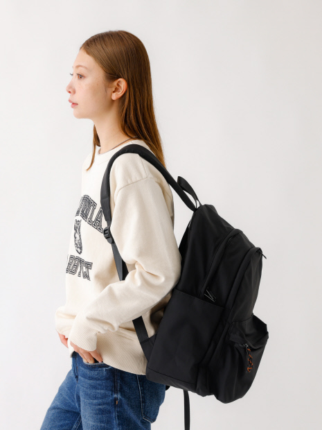 【UNIVERSAL OVERALL/ユニバーサルオーバーオール 】Wrinkled nylon rucksack/BACKPACK/ユニセックス【WEB限定】【予約】