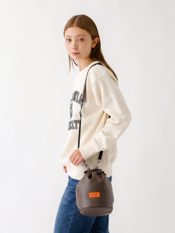 【UNIVERSALOVERALL / ユニバーサルオーバーオール】ECO leather purse/ポシェット/ユニセックス/エコレザー【WEB限定】