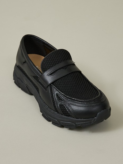 BLACK LOAFER SNEAKERS / ブラック ローファースニーカー/ユニセックス