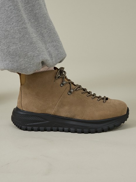 SUEDE MOUNTAIN BOOTS / マウンテンブーツ/厚底/軽量ブーツ / ユニ
