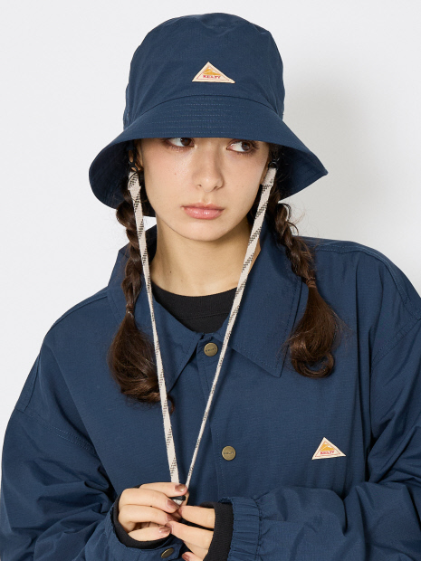 【KELTY/ケルティー】/ワンポイント 紐付き配色バケットハット / アドベンチャーハット【予約】