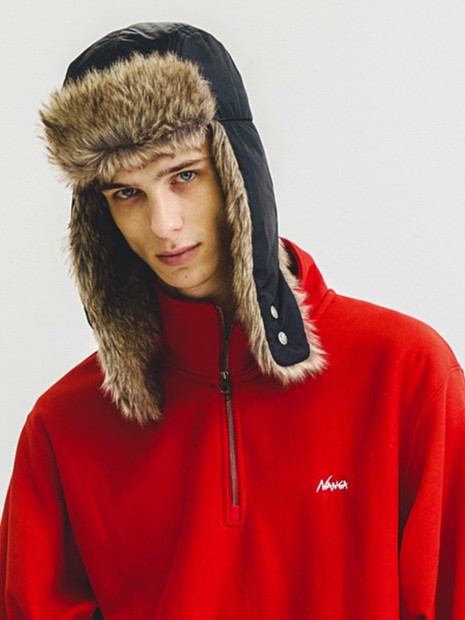 【NANGA/ナンガ】AURORA TEX FUR FLIGHT CAP/フライトキャップ/ファー/ユニセックス【WEB限定】