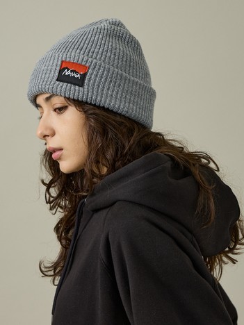 【NANGA/ナンガ】BOX LOGO BULKY BEANIE/ビーニー/ニット帽/ユニセックス【WEN限定】