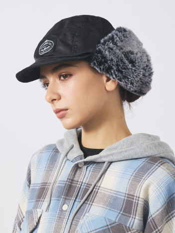 【POLER / ポーラー】FLIGHT NYLON FUR FLAP / フライト ナイロン ファー フラップキャップ【予約】
