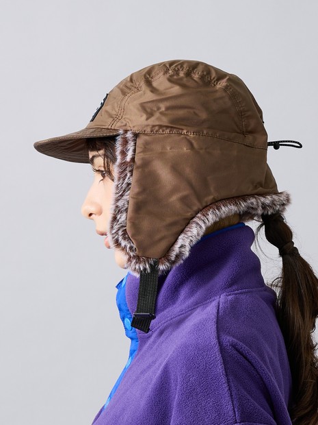 POLER / ポーラー】FLIGHT NYLON FUR FLAP / フライト ナイロン ファー
