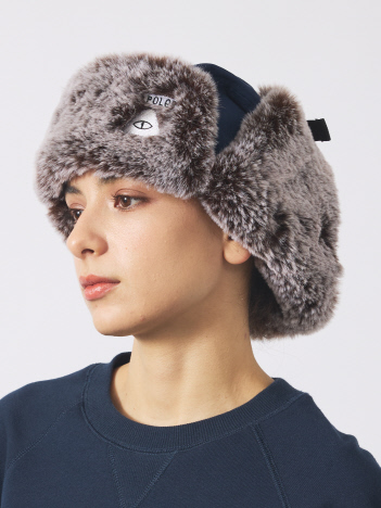 【POLER / ポーラー】MILITARY FUR 2WAY VISOR CAP / ミリタリー ファー バイザーキャップ/パイロットキャップ